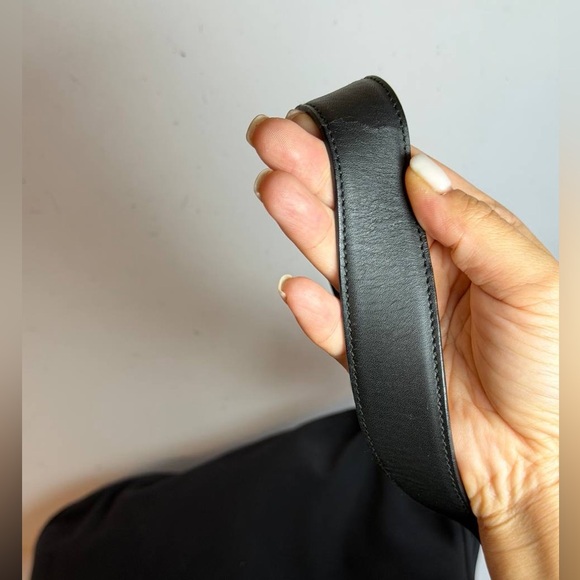 Salvatore Ferragamo Vala Shoulder Bag Nylon Black - Picture 5 of 11